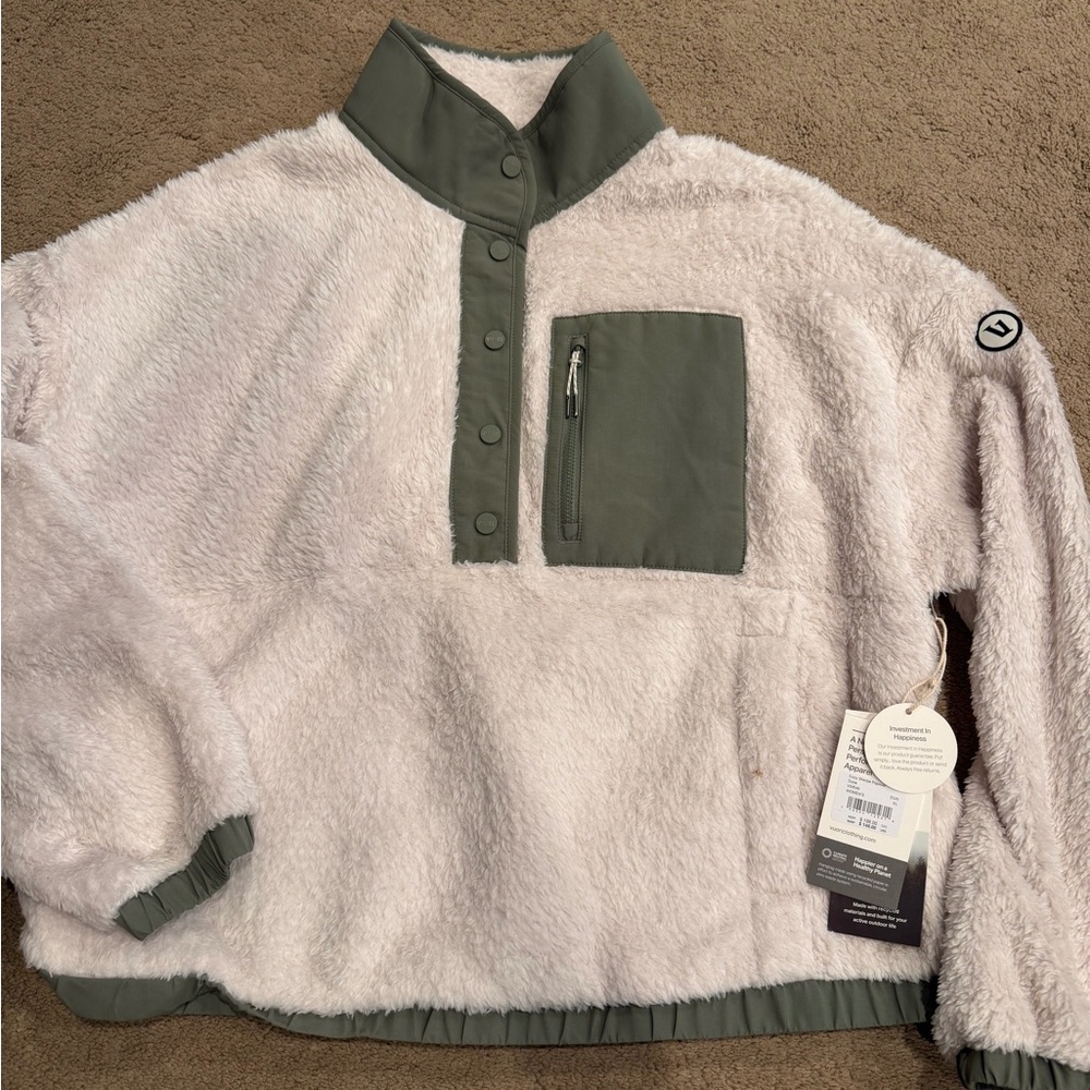 Vuori Cozy Sherpa Pullover NEW WITH TAGS Size XL